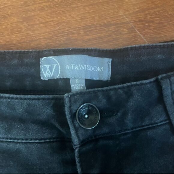 Wit and Wisdom Black Denim Jeans Size 8 - Picture 6 of 8